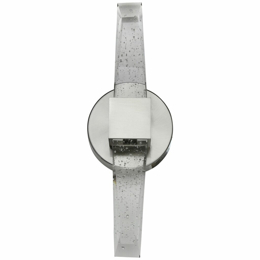 Sunlite 81033-SU 15W LED Dimmable Fixture Crystal Shape Two Light Wall