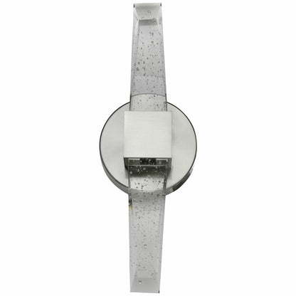 Sunlite 81033-SU 15W LED Dimmable Fixture Crystal Shape Two Light Wall