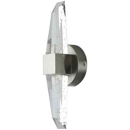 Sunlite 81033-SU 15W LED Dimmable Fixture Crystal Shape Two Light Wall