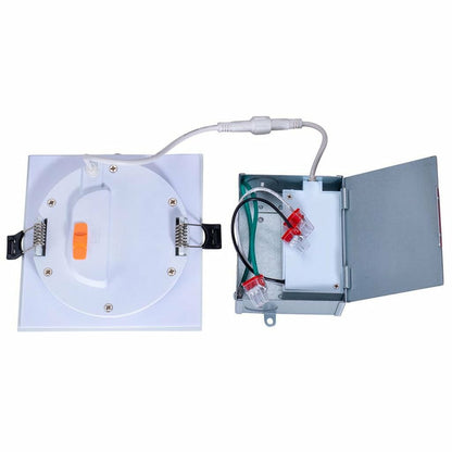 Topaz 71130 9W 4" Square LED Downlight Dimmable Fixture Slimfit CCT
