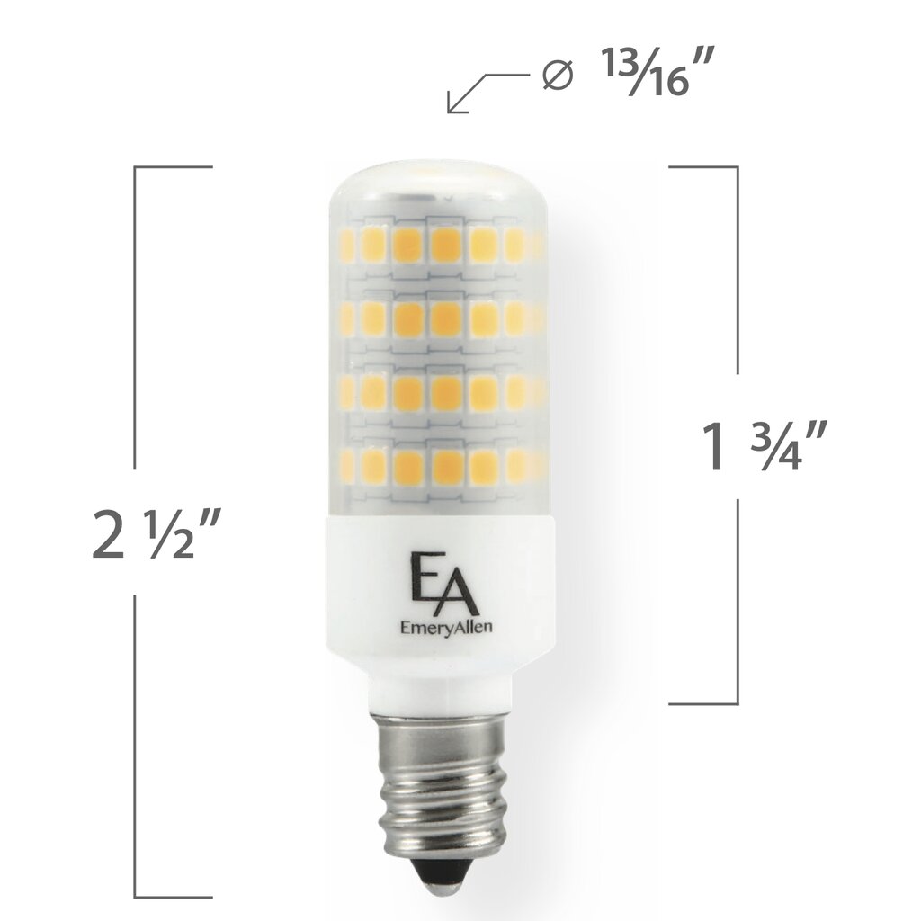 EmeryAllen EA-E12-6.0W-001-279F-D 6W Warm White LED Light Bulb