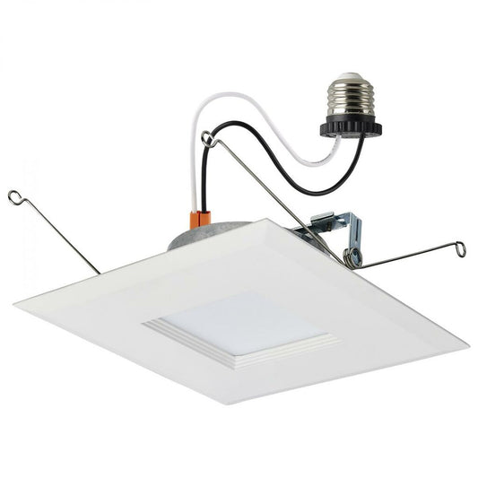 Satco S11821R1 9W 5/6" Square LED Downlight Dimmable Fixture