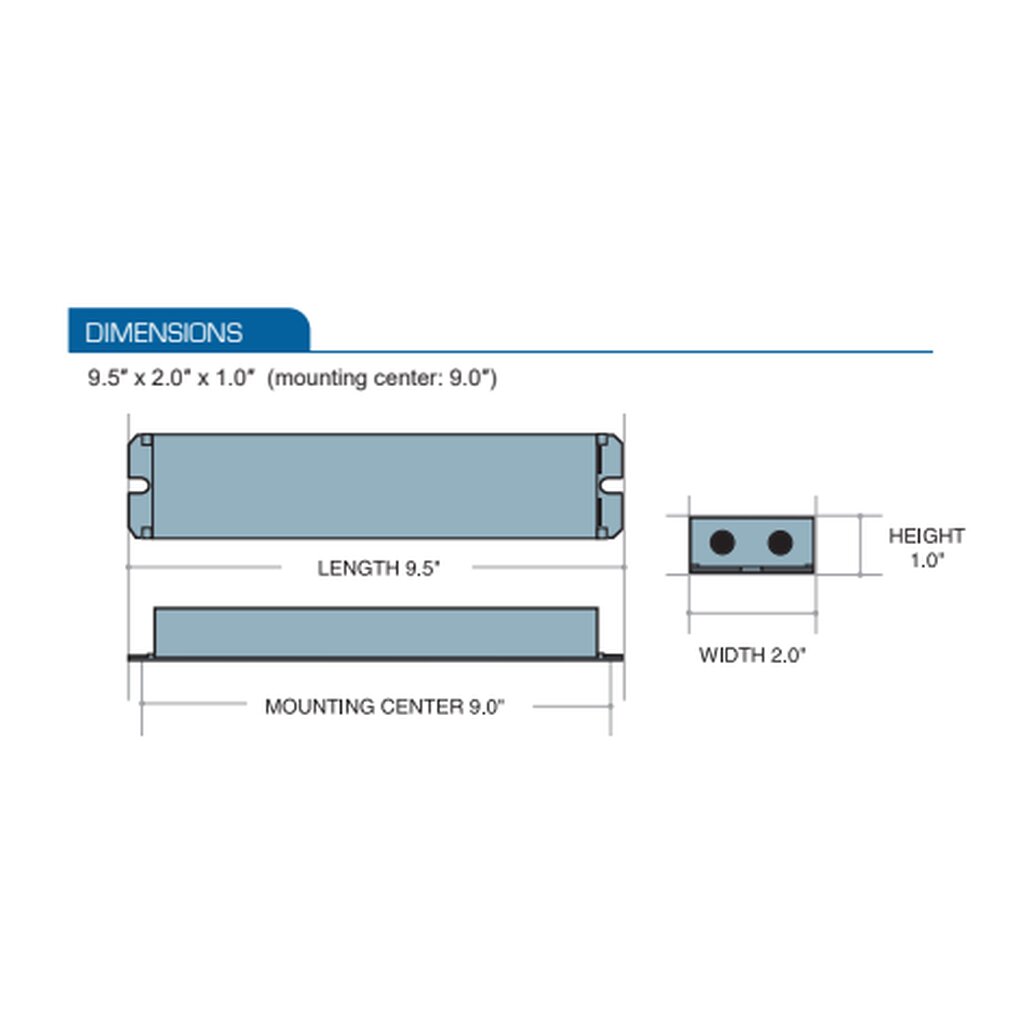Satco I32 Emergency Ballast 2.5W Fluorescent -- IOTA Engineering UL