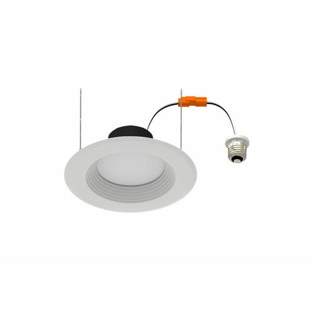 Halco 87984 10.5W LED Baffle Dimmable Fixture 5-6 Field Selectable CCT