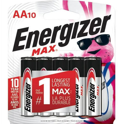 10 pack - Energizer E91CP10EN AA Battery
