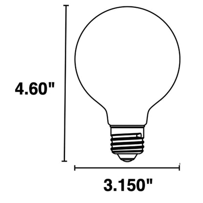 10 pack - Halco 85047 5.5W G25 LED Light Bulb