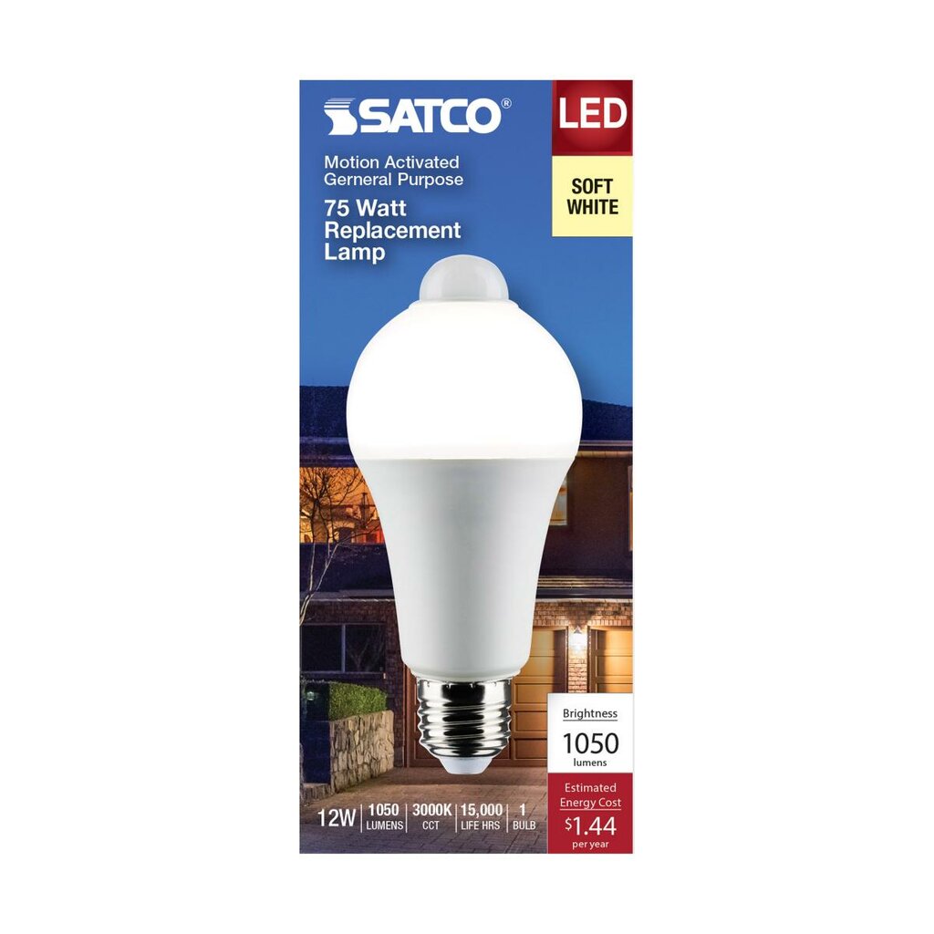 Satco S11445 12W A19 Cool White LED Light Bulb