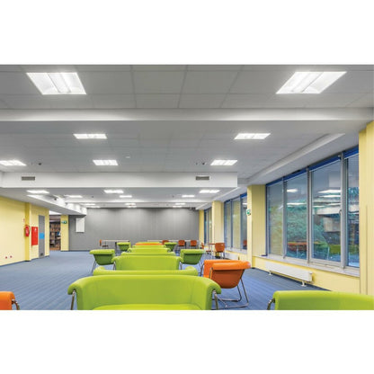 Satco 65-431 50W 2x4 LED Troffer Dimmable Fixture 2FT X 4FT TROFFER -