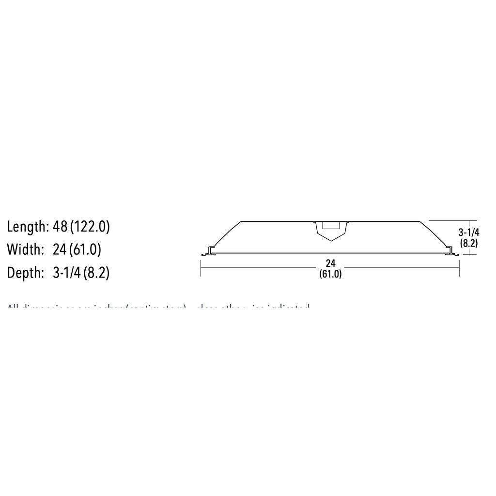 Lithonia 2GTL4 A12 120 LP840 29W LED Fixture Contractor Select Lensed