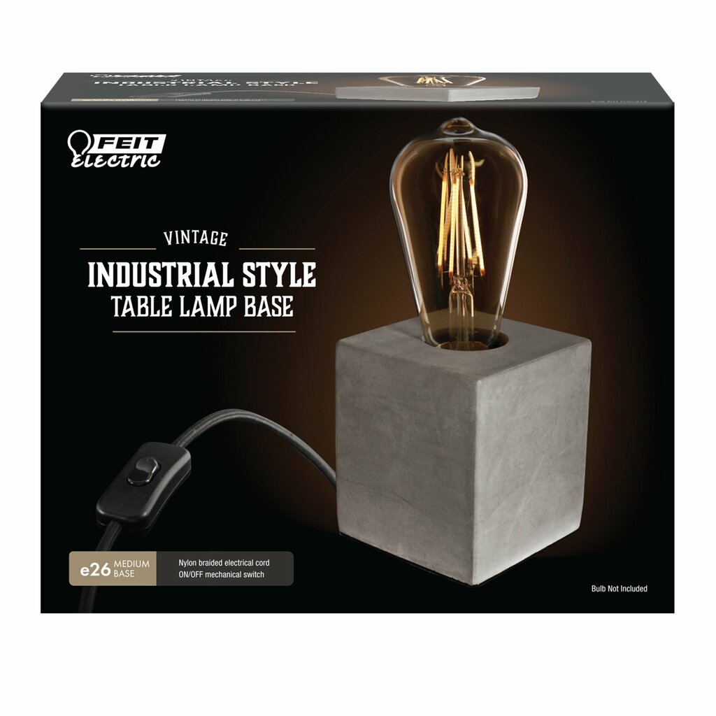 Feit Electric CUBE1 Fixture 3.5 in. Cube Vintage Industrial Style