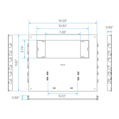Luxrite LR41007 Mounting Plate LED MPS-UNV-7.5/10