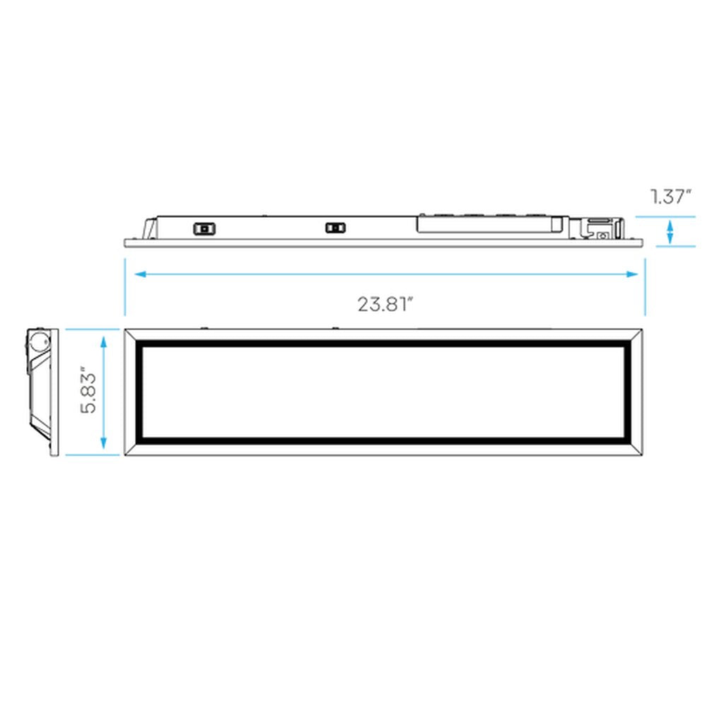 Luxrite LR24281 13W/16W/20W LED BACKLIT PANEL Fixture