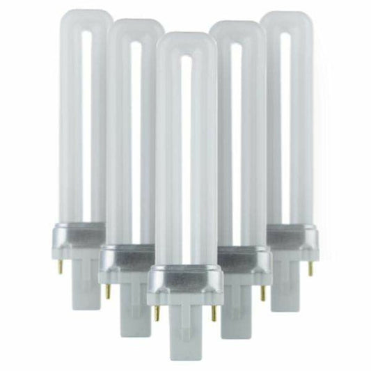 10 pack - Sunlite 40501-SU 7W Single-Tube Cool White CFL Light Bulb