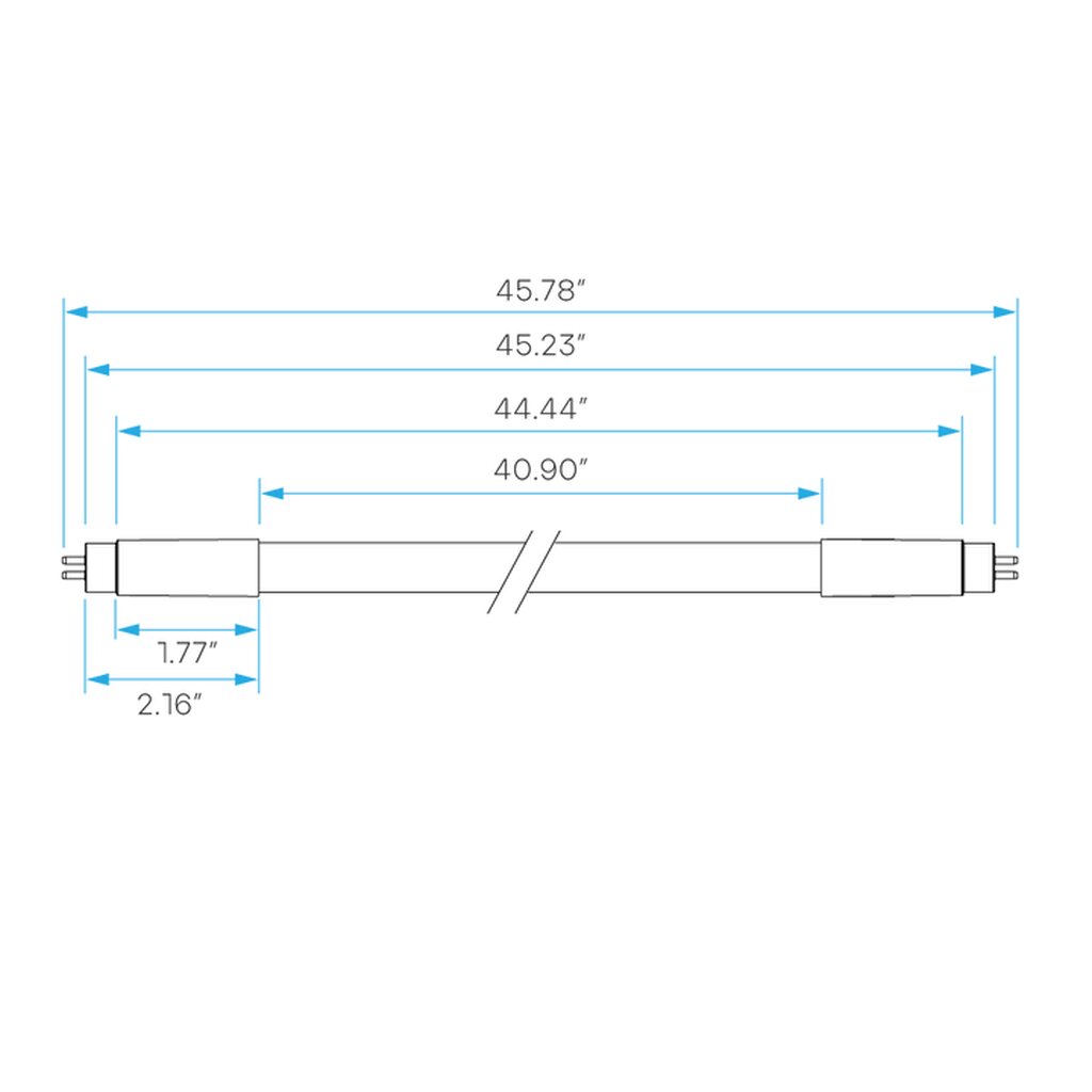 30 pack - Luxrite LR34158 24W T5 Cool White LED Light Bulb