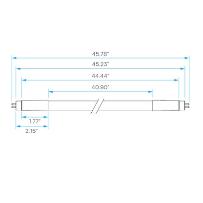 30 pack - Luxrite LR34158 24W T5 Cool White LED Light Bulb