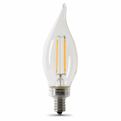 6 pack - Feit Electric CFC60/927CA/FIL/6 5.5W B10 Warm White LED