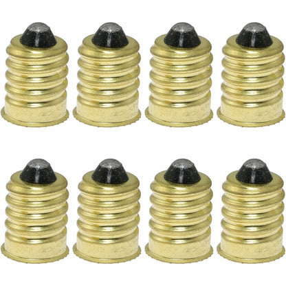 8 pack - E14 to E12 Adapter Adapter 75W Incandescent LED Gold European