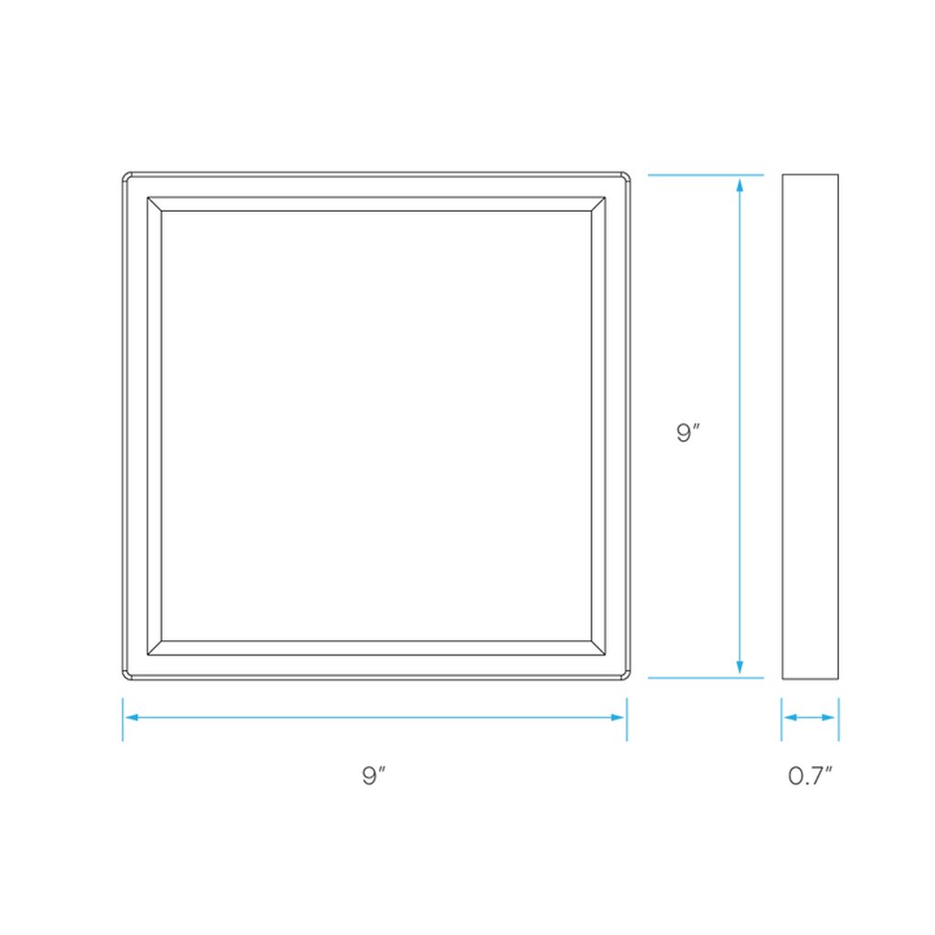 Luxrite LR23555 18W LED Flush Mount Dimmable Fixture