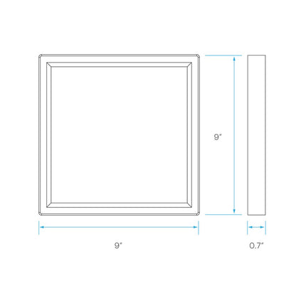 Luxrite LR23555 18W LED Flush Mount Dimmable Fixture