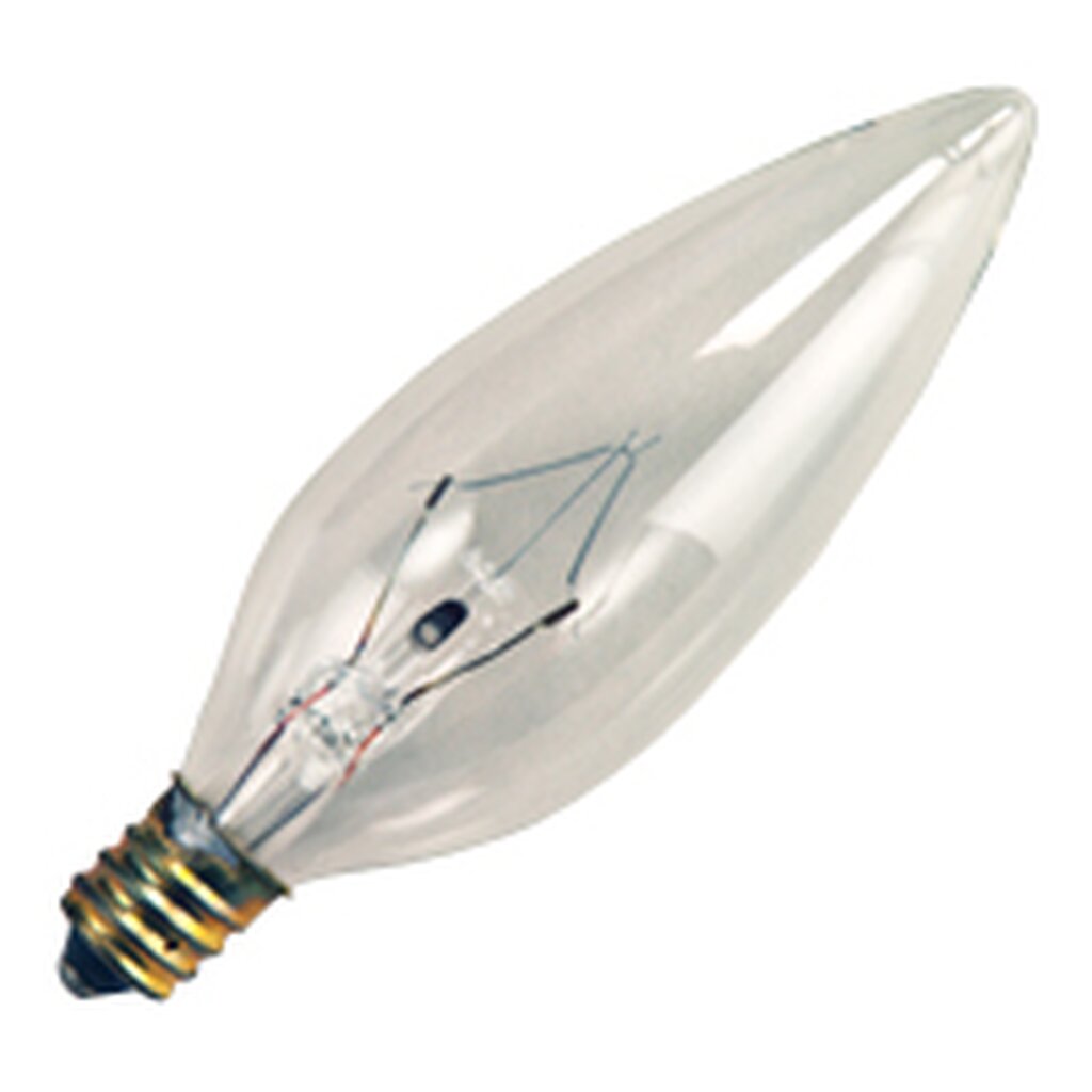 25 pack - Halco 121023 25W B10 Warm White Incandescent Light Bulb