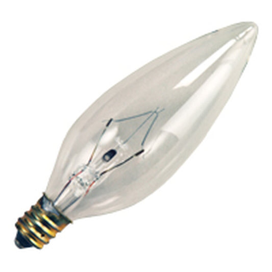 25 pack - Halco 121023 25W B10 Warm White Incandescent Light Bulb