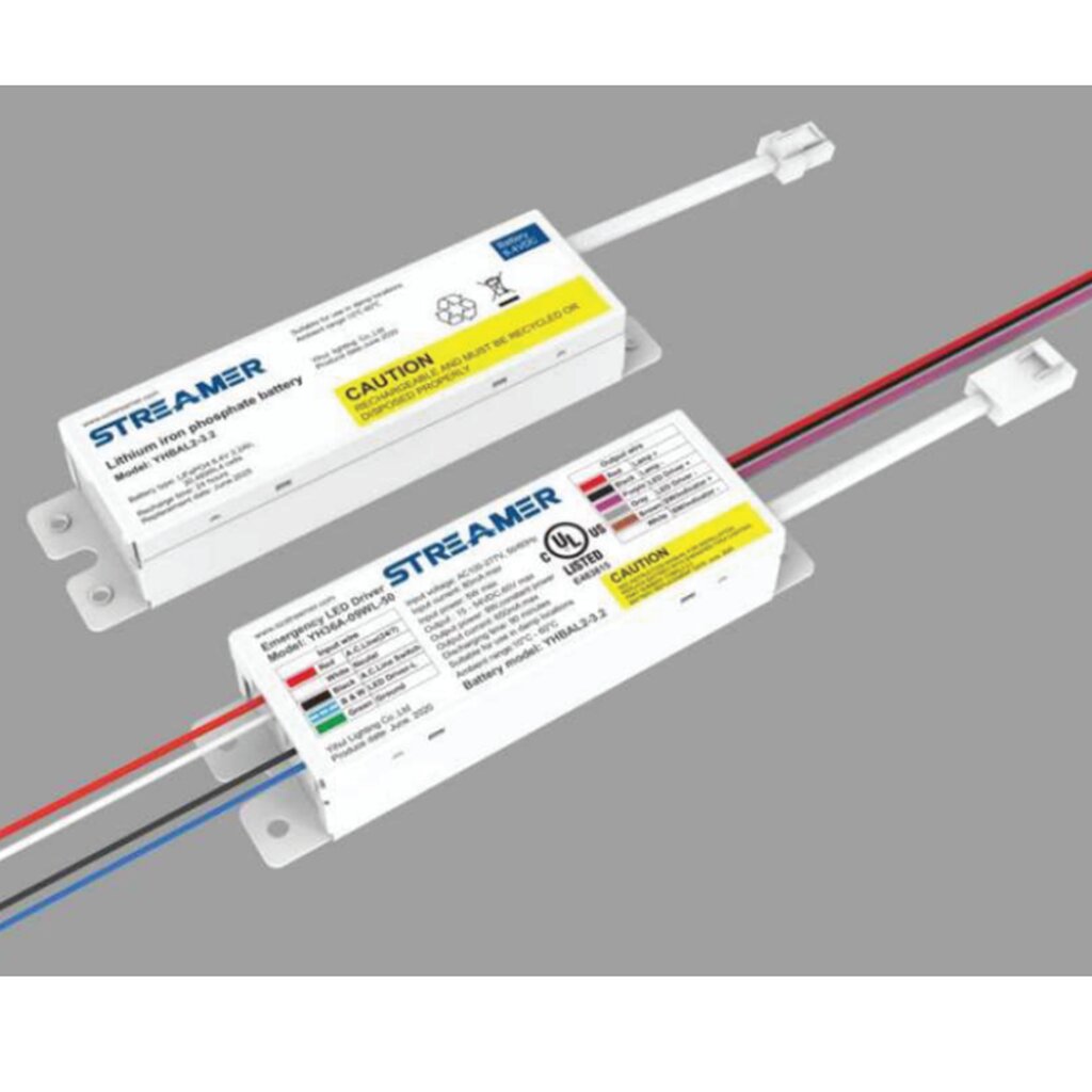 Halco 36155 17W LED Fixture Compact Linear Highbay Battery Backup