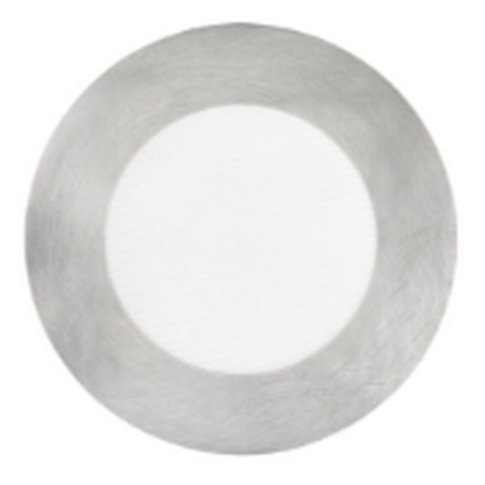 Halco 89116 LED Fixture 8in Round Smooth Baffle Satin Nickel
