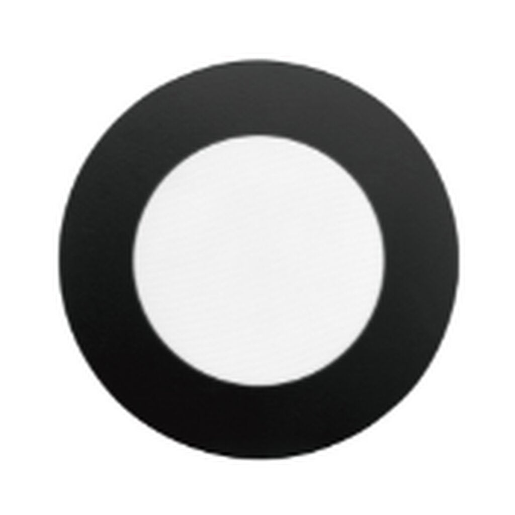 Halco 89130 LED Bath Fixture 4in Round Baffle Black Replacement Trim