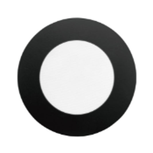 Halco 89130 LED Bath Fixture 4in Round Baffle Black Replacement Trim