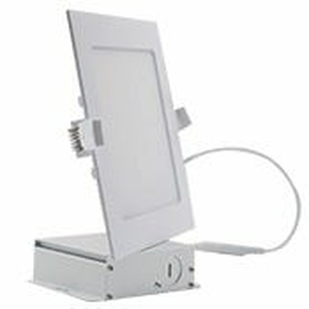 6 pack - Halco 89064 9W 4" Square LED Downlight Dimmable Fixture