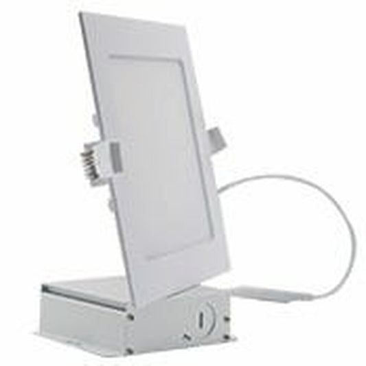 6 pack - Halco 89064 9W 4" Square LED Downlight Dimmable Fixture