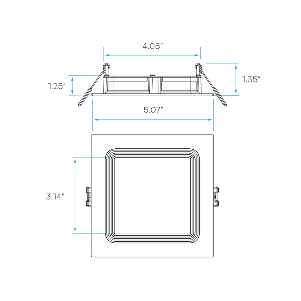 Luxrite LR23739 12W LED LED downlights Dimmable Fixture