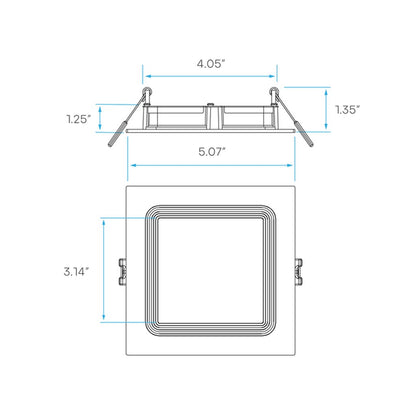 Luxrite LR23739 12W LED LED downlights Dimmable Fixture