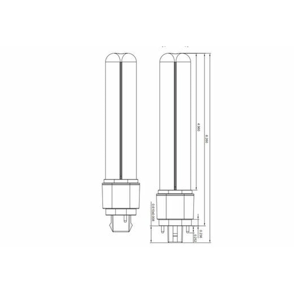 Halco 82147 9W Twin-Tube LED Light Bulb