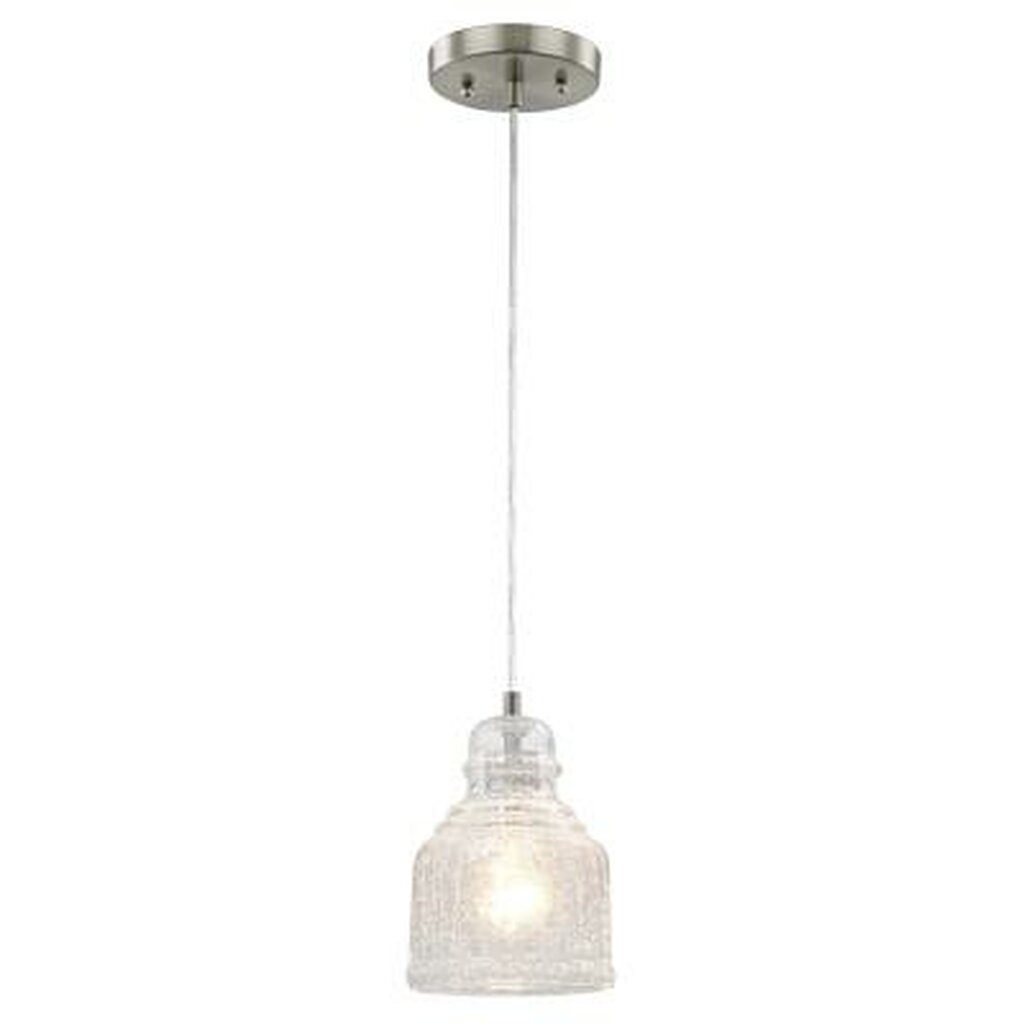 Westinghouse 6309200 Pendant Fixture 1 Light Mini Brushed Nickel