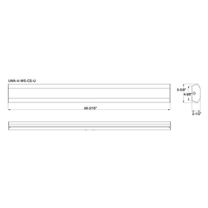Halco 90381 20W/30W/40W LED Dimmable Fixture ProLED Select
