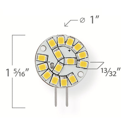 EmeryAllen EA-G4-2.0W-003-3090 2W WHITE LED Light Bulb