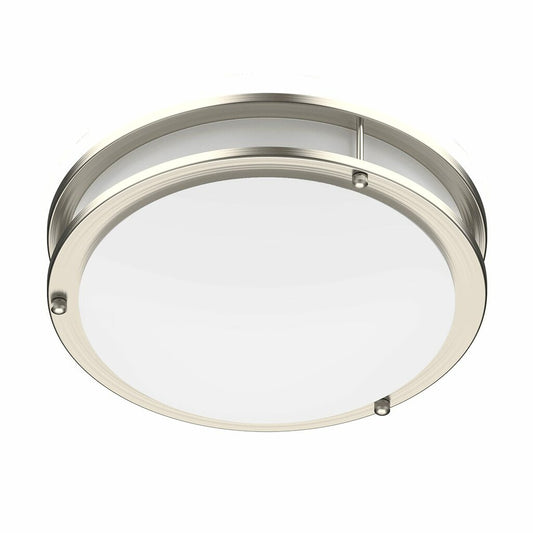 Halco 90260 16W LED Double Ring Dimmable Fixture 12" Flushmount