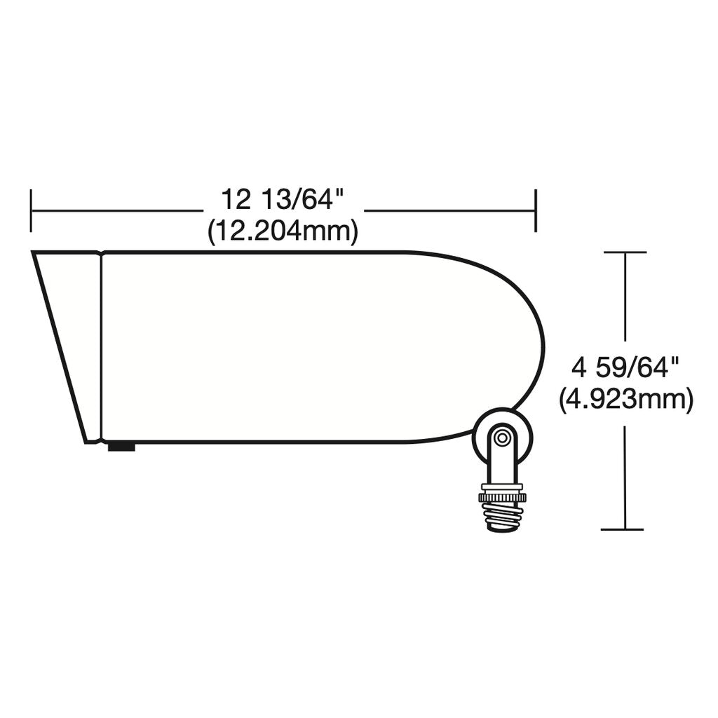 Satco 62-1206 12W LED Flood Light Fixture Landscape Flood 3000K;
