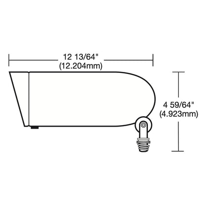Satco 62-1206 12W LED Flood Light Fixture Landscape Flood 3000K;