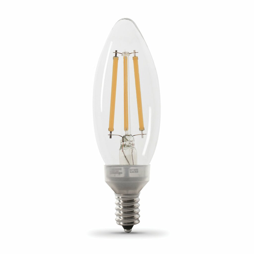 2 pack - Feit Electric BPCTC100927CAFIL/2 10W B10 Warm White LED