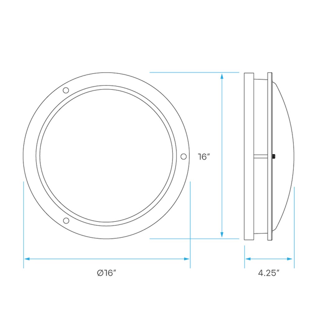 Luxrite LR23283 24W LED CEILING Dimmable Fixture Downlights