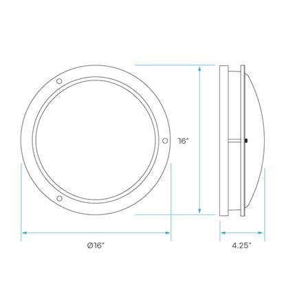 Luxrite LR23283 24W LED CEILING Dimmable Fixture Downlights