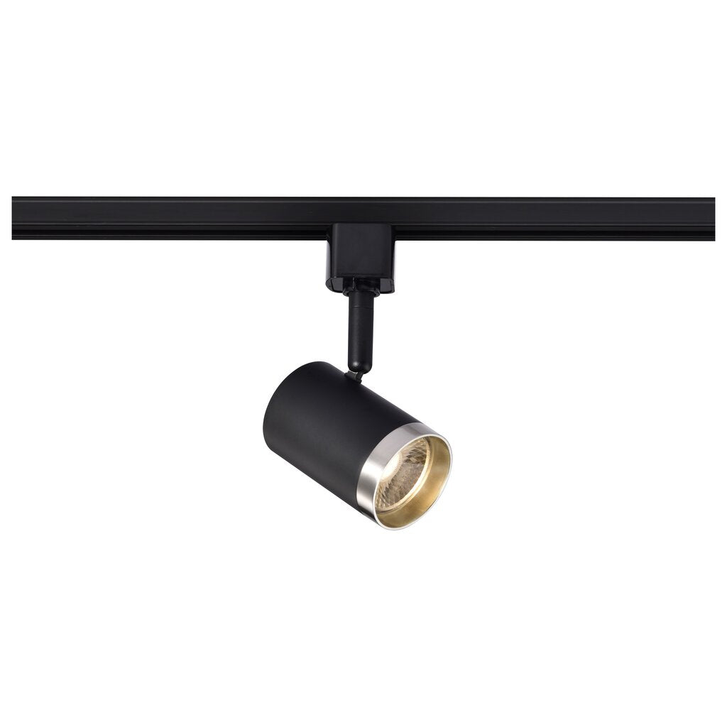 Satco TH648 12W LED Fixture Small Cylindrical Track Head - 3000K Matte