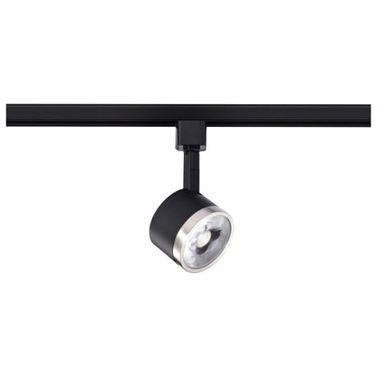 Satco TH646 12W LED Fixture Track Head - Round 3000K Matte Black and