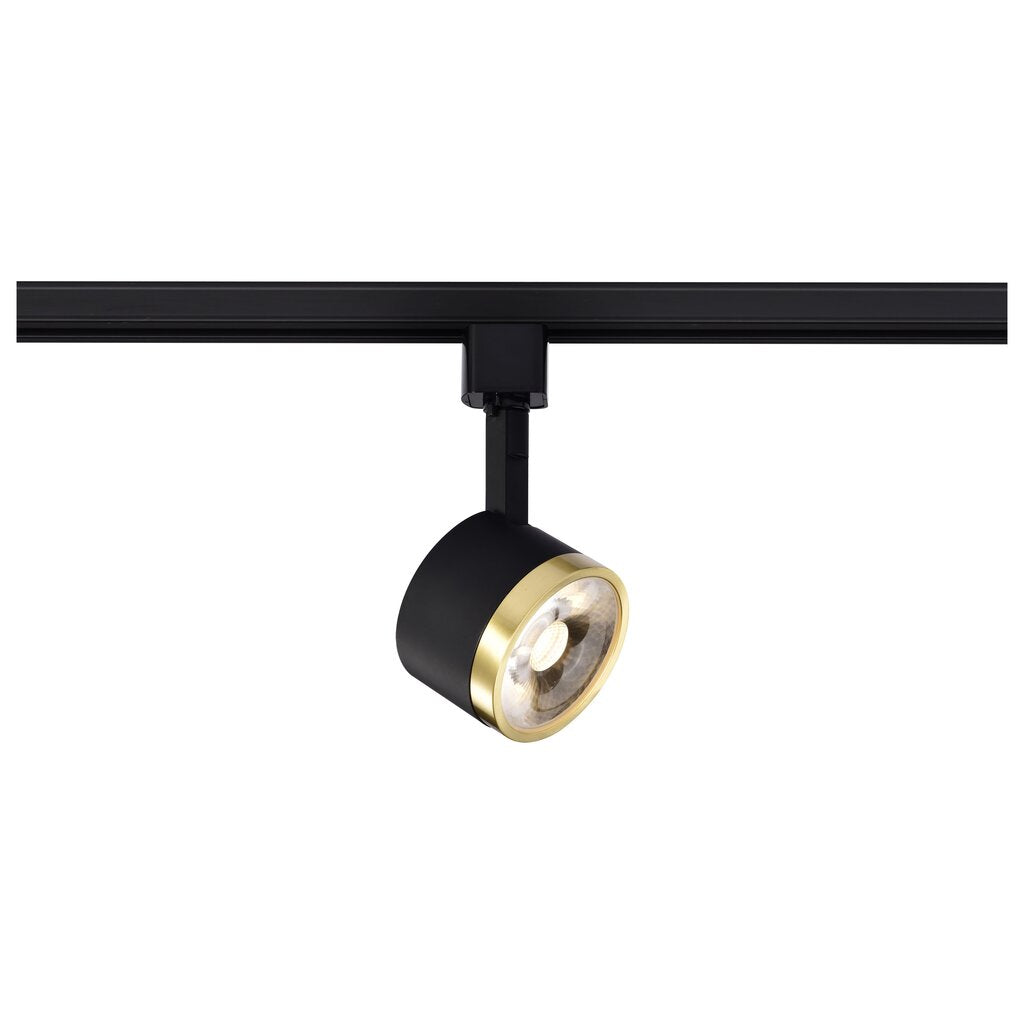 Satco TH645 12W LED Fixture Track Head - Round 3000K Matte Black and