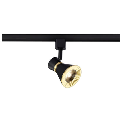Satco TH643 12W LED Fixture Cinch Track Head - 3000K Matte Black and