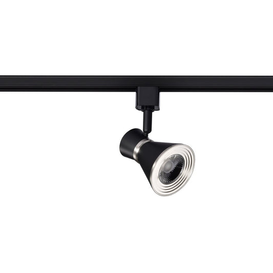 Satco TH634 12W LED Fixture Cinch Track Head - 3000K Matte Black and