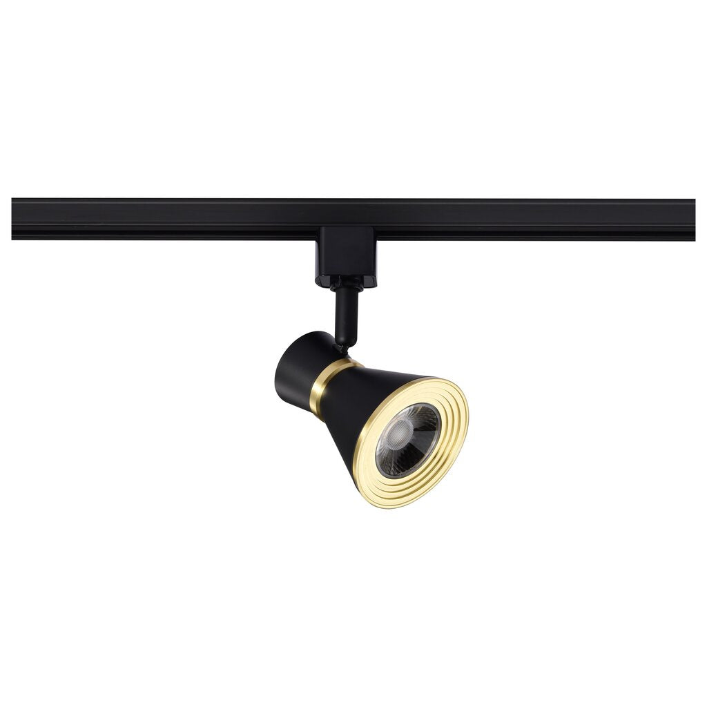 Satco TH633 12W LED Fixture Cinch Track Head - 3000K Matte Black and