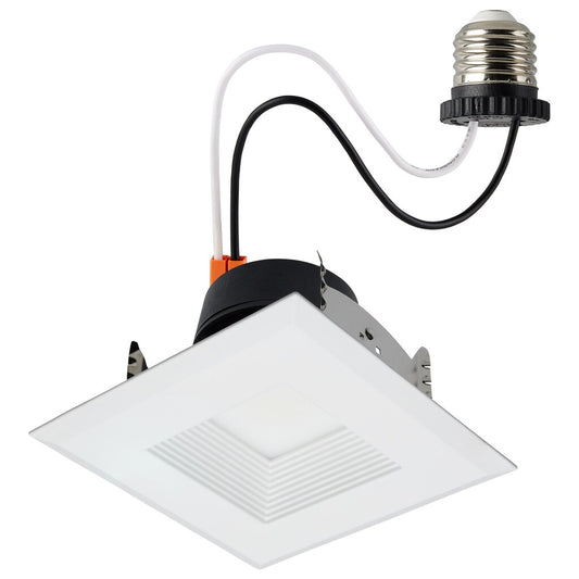 Satco S11884 5.8W/7W/9.5W LED Fixture Field Selectable Downlight